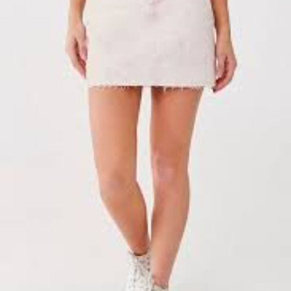 Tie-Dye Denim Mini Skirt - Picture 7 of 8